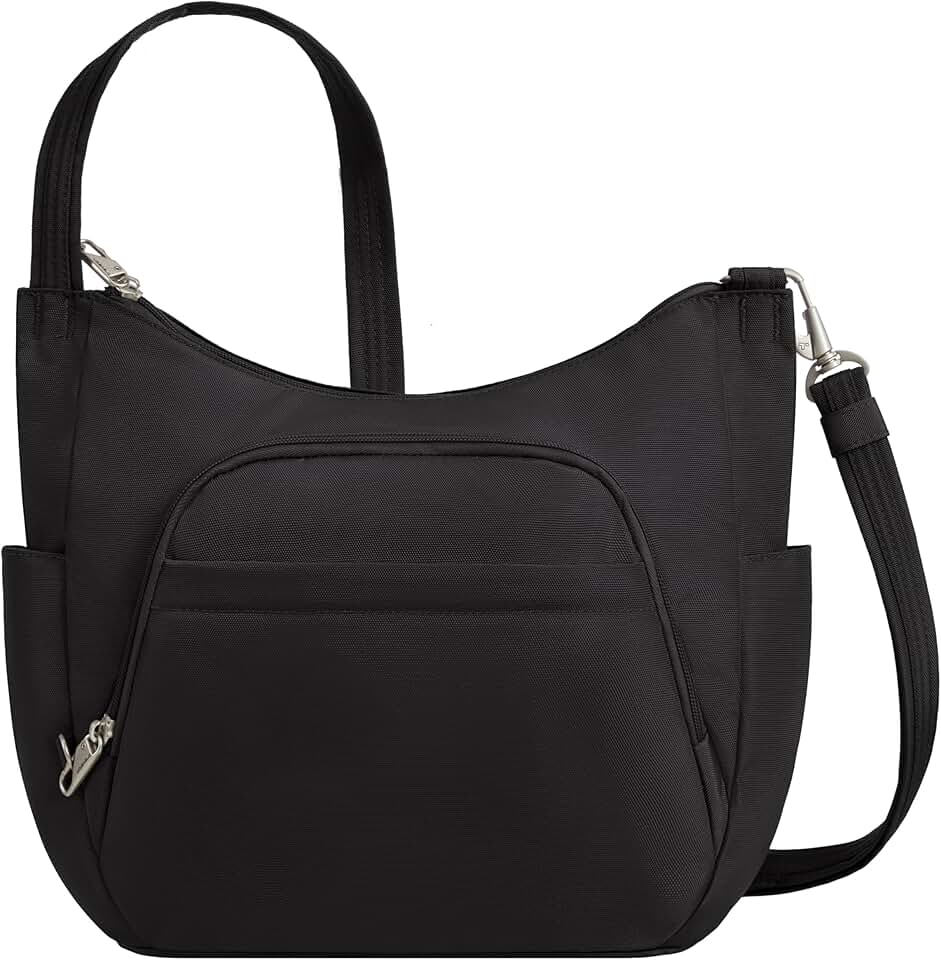 Travelon Anti-theft Classic Crossbody Bucket Bag