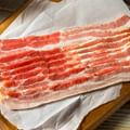 raw bacon strips