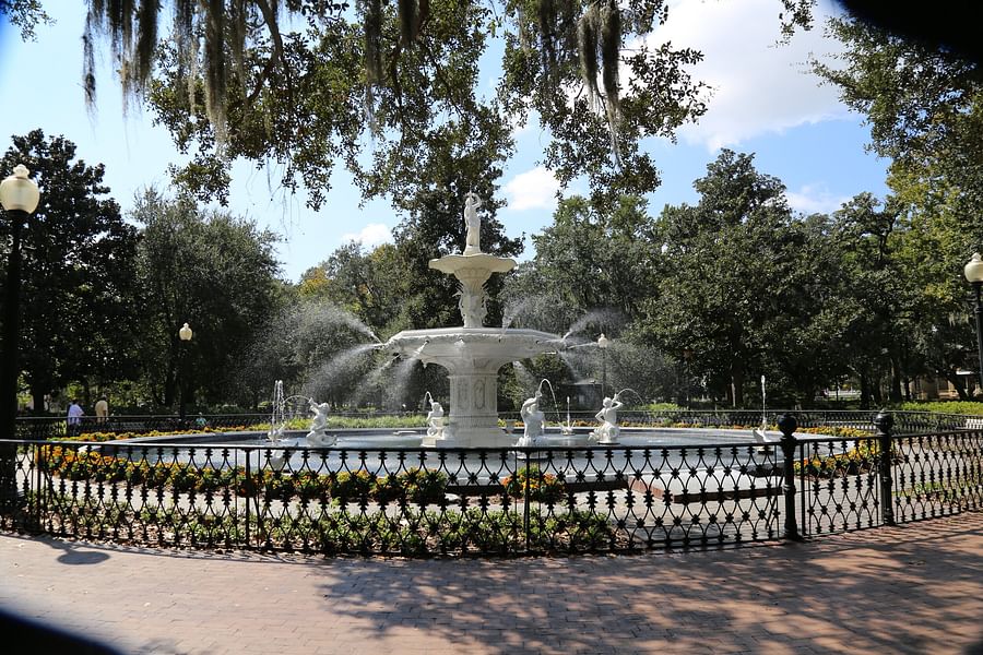 Iconic Fountain at Forsyth Park, Savannah