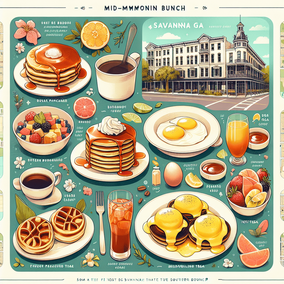 The Ultimate Brunch Guide: Savoring Savannah GA's Best Mid-Morning Eats