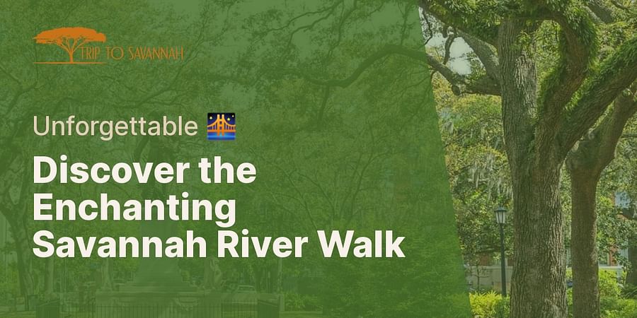 Discover the Enchanting Savannah River Walk - Unforgettable 🌉