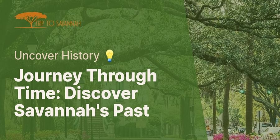 Journey Through Time: Discover Savannah's Past - Uncover History 💡
