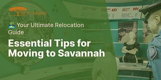 Essential Tips for Moving to Savannah - 🏝️ Your Ultimate Relocation Guide