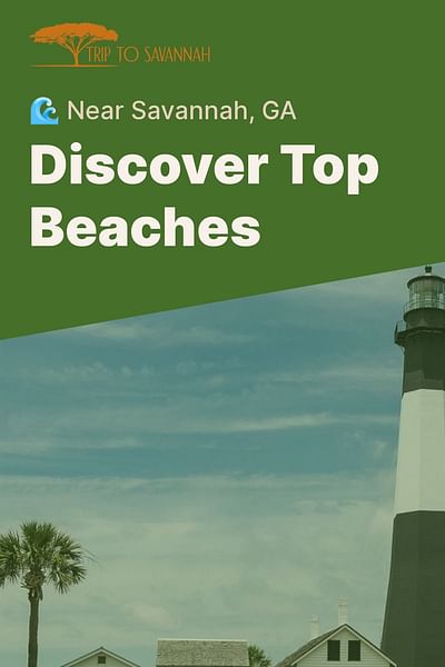 Discover Top Beaches - 🌊 Near Savannah, GA